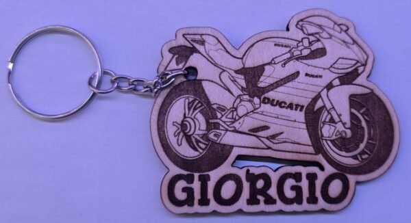 Portachiavi Ducati Personalizzato