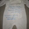 Body Neonato con frase personalizzata