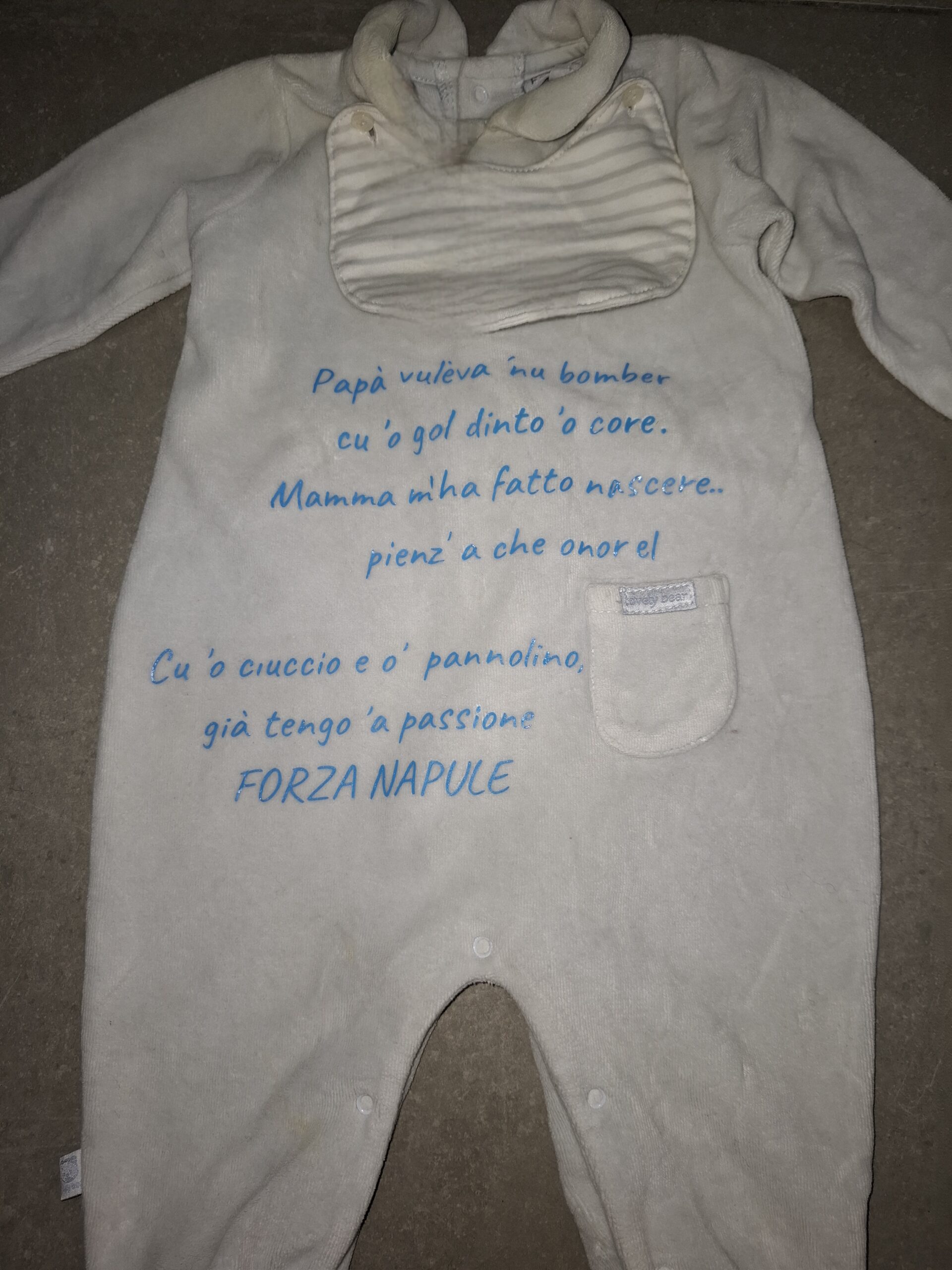 Body Neonato con frase personalizzata