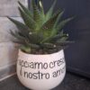 Vaso per piantine personalizzato con frase
