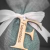 Bomboniera nascita/battesimo personalizzata con lettera e nome