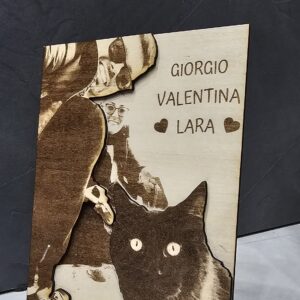 Foto incisa su Legno