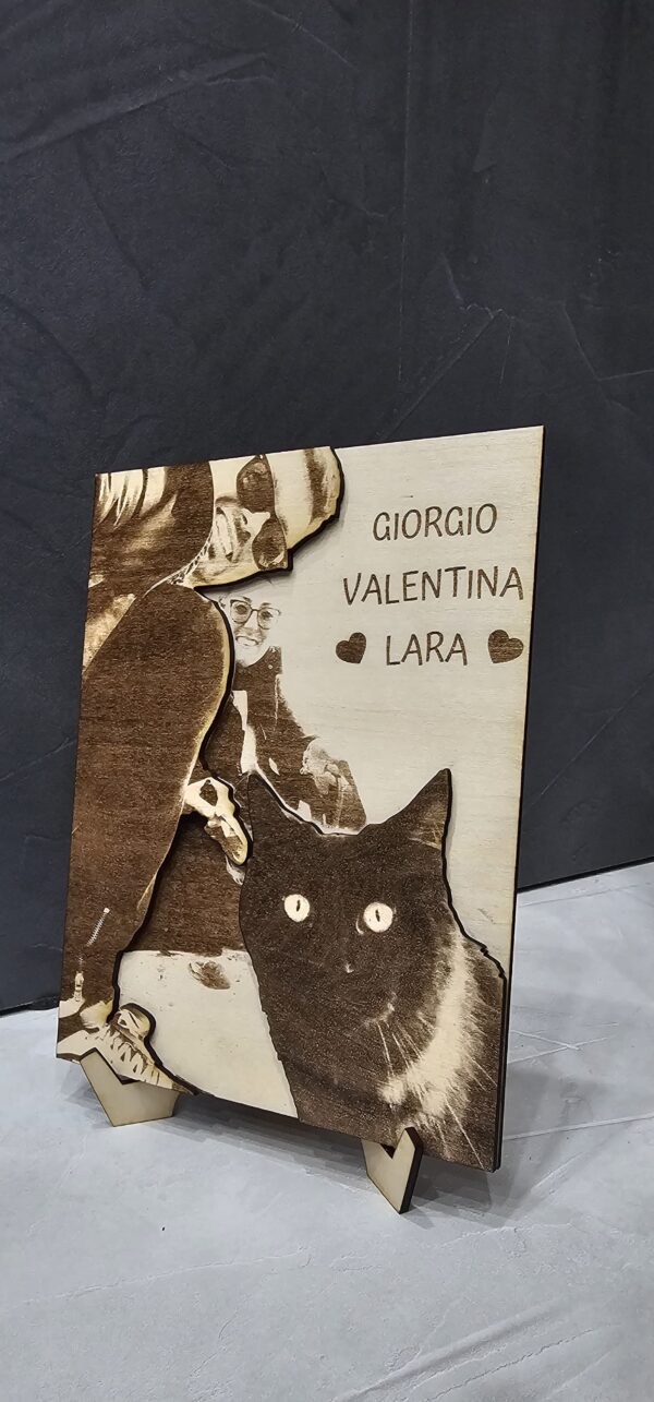 Foto incisa su Legno