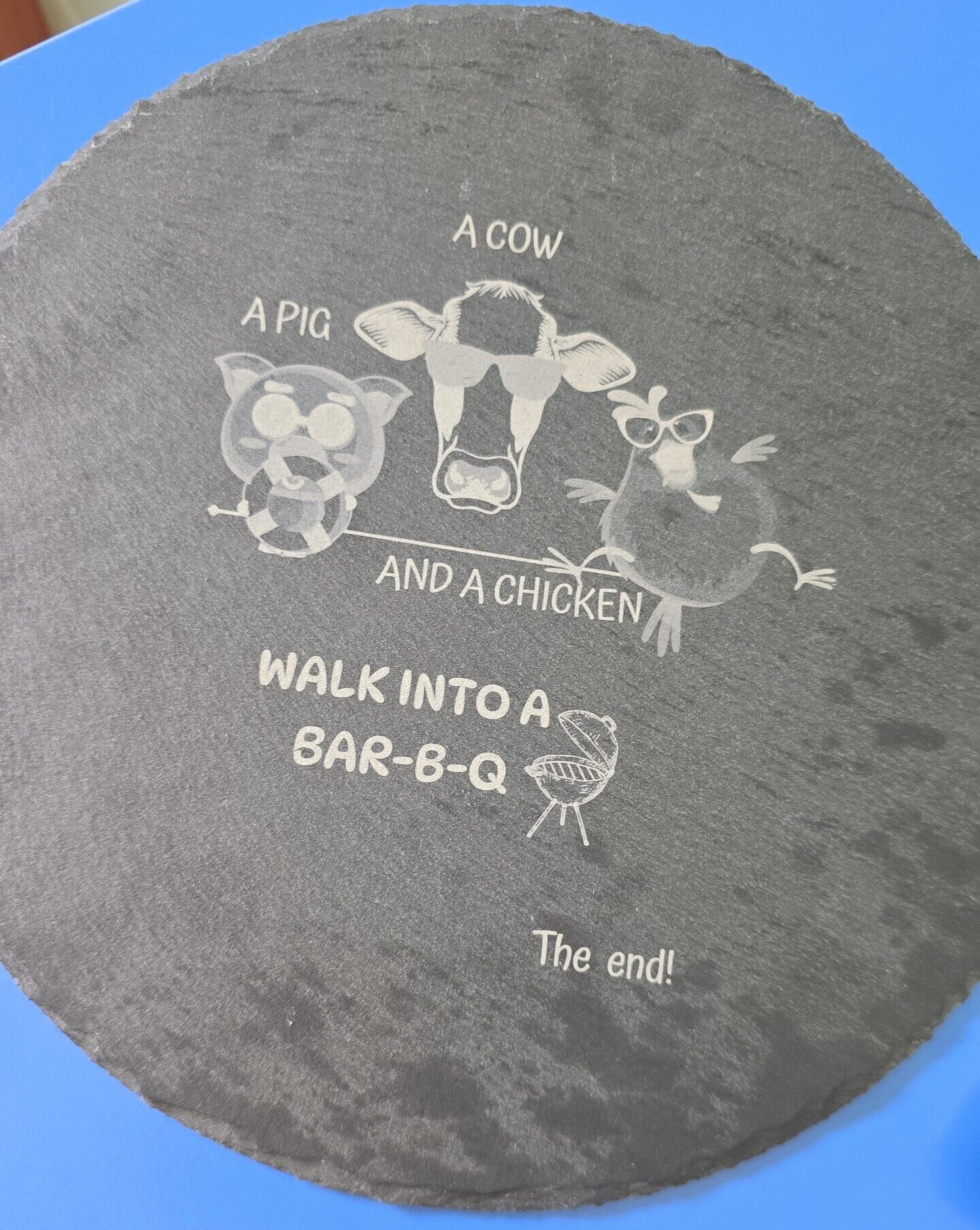 Tagliere ARDESIA inciso personalizzato