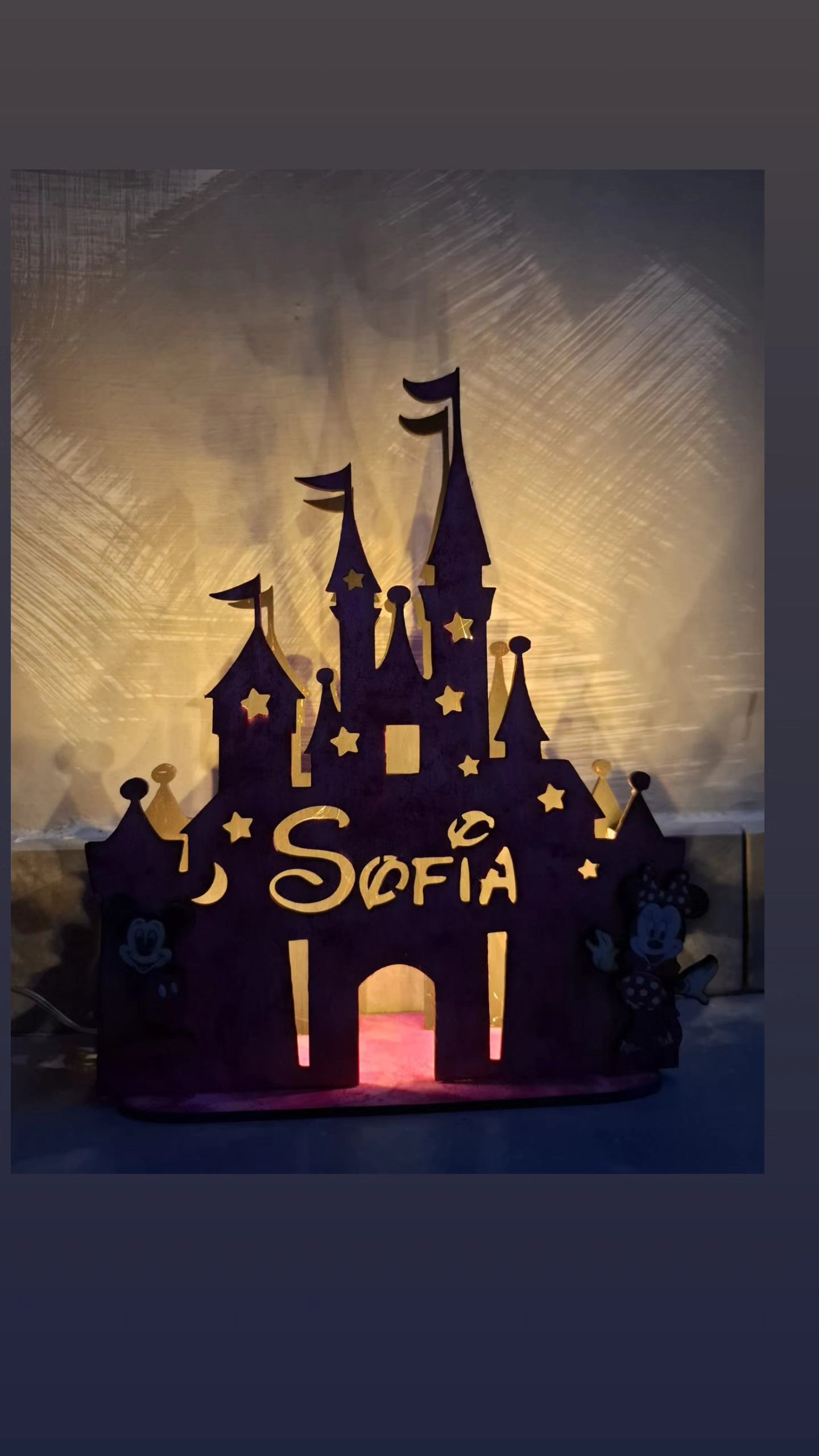 Lampada Castello Disney