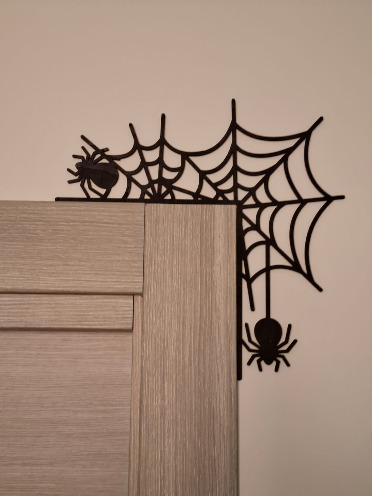 Addobbo per porta tema Halloween